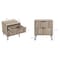 Manhattan Comfort 2-Piece DUMBO  5-Drawer Tall Dresser and DUMBO Nightstand 2.0 in Rustic Grey 2-DB06-GY - alternate 4
